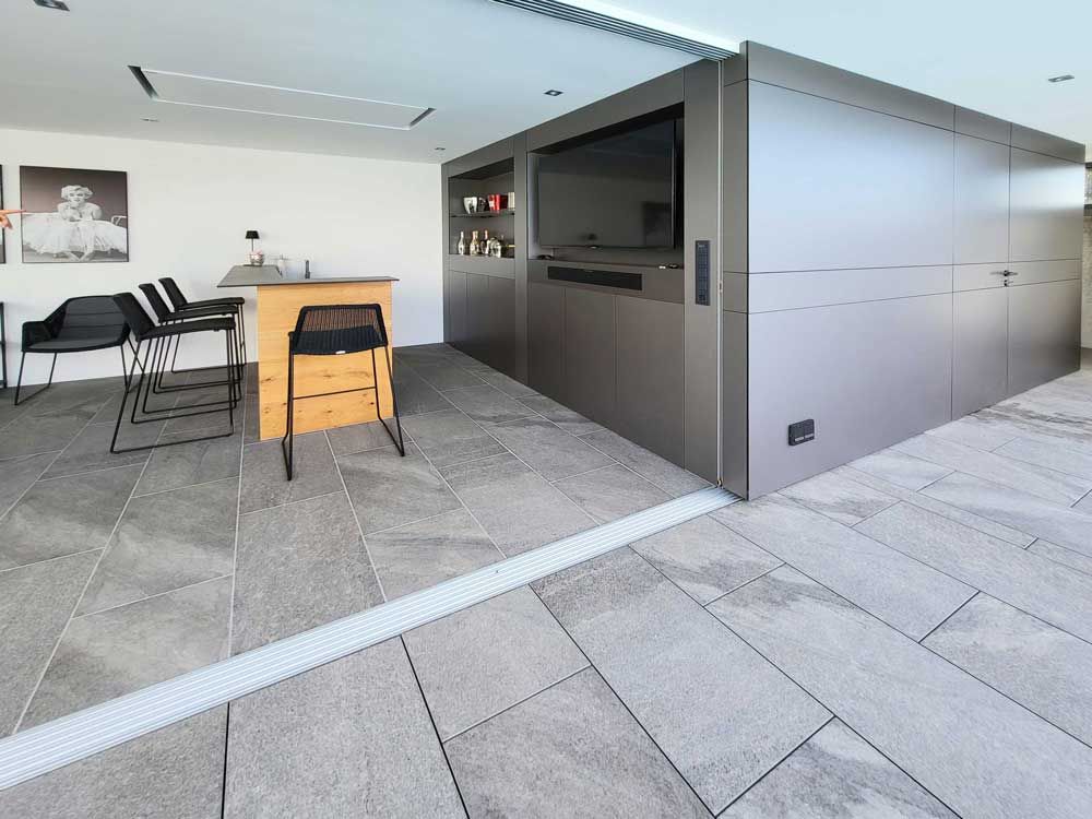 Etna Dark Grey 40x80x2 cm