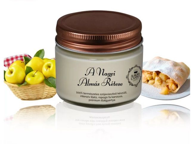 A Nagyi Almás Rétese - Vintage illatgyertya